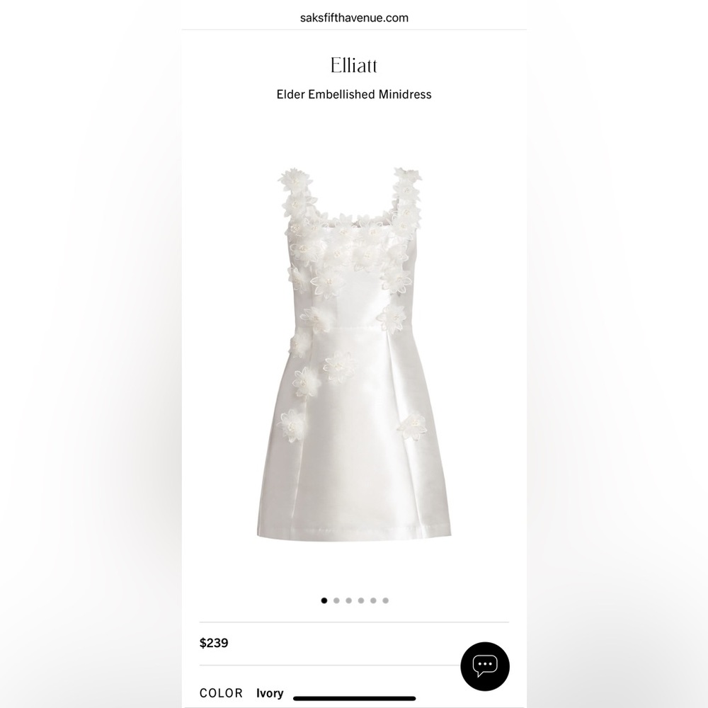 Elliatt Elder Embellished Dress
